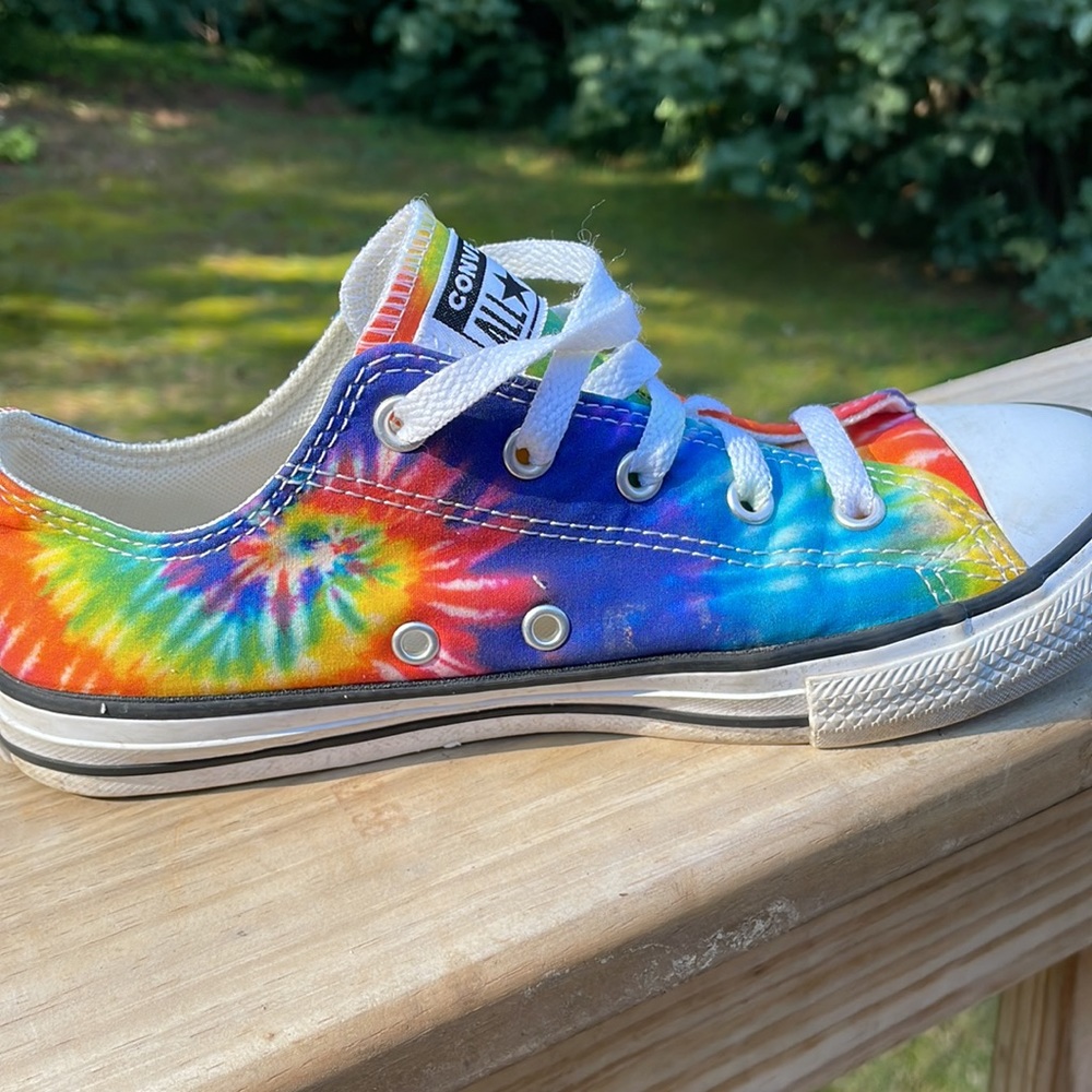 Converse Tie Dye Chuck Taylor All Star Sneakers Size 3 - Picture 10 of 10